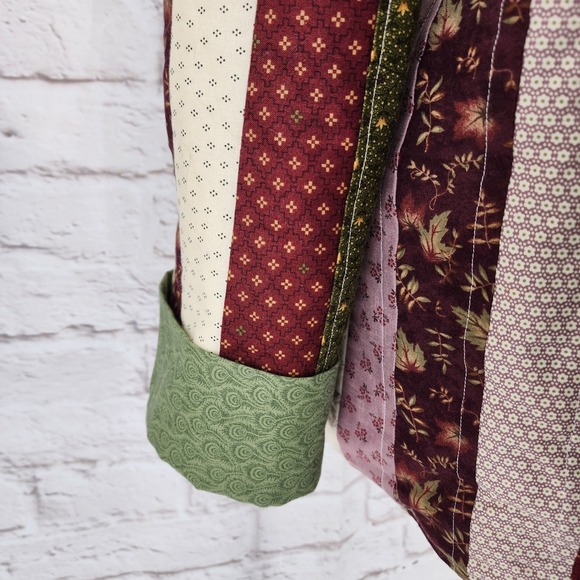 Handmade Quilted Coat Women Festival Country Boho Goblin Forest Fairy Size XL - Picture 7 of 9